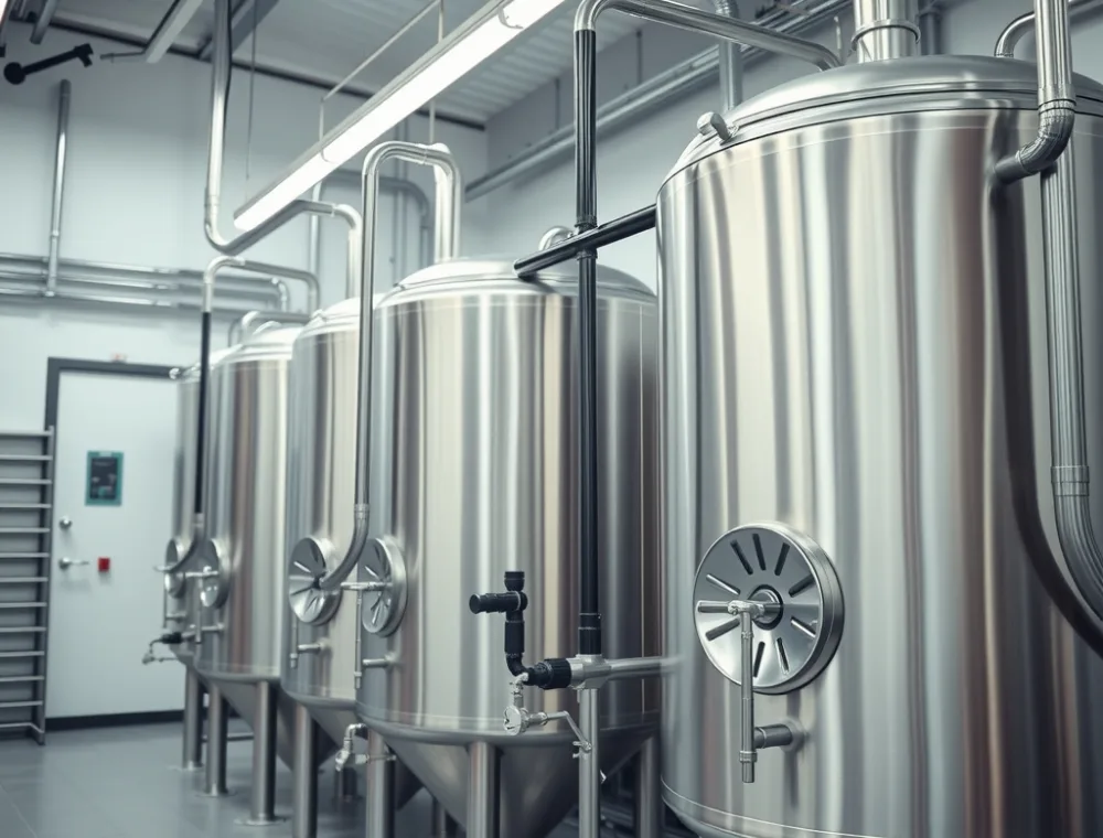 A brewery equipment